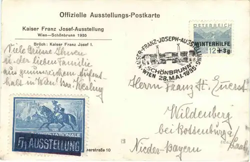 Wien - Kaiser Franz Josef Ausstellung 1935 -668720