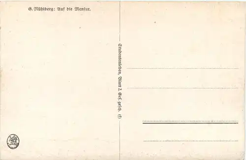 Studentika - Auf die Mensur -668768