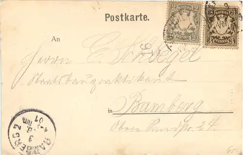 München-Schwabing - Die neue protestantische Kirche -668924