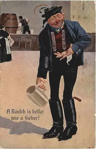 Humor - Bier - A Rausch is besser wie a Fieber -668992