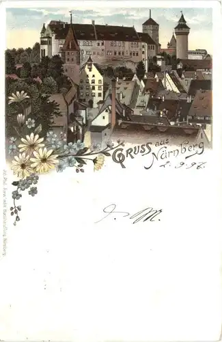 Gruss aus Nürnberg - Litho -669292