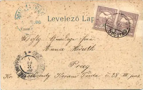 Budapest - Fabrikengasse - Litho -669238