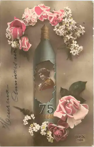 Glühbirne mit Frau -669314