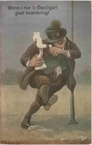 Humor - Wenn i nurs Gipsfigürl -669298
