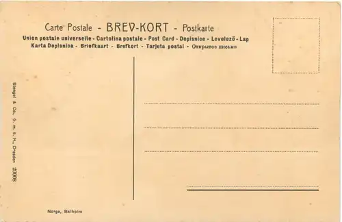 Norge - Balholm - Litho -669244