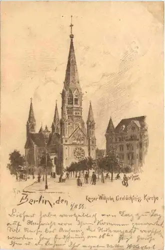 Berlin - Kaiser Wilhelm Gedächtnis Kirche -669394