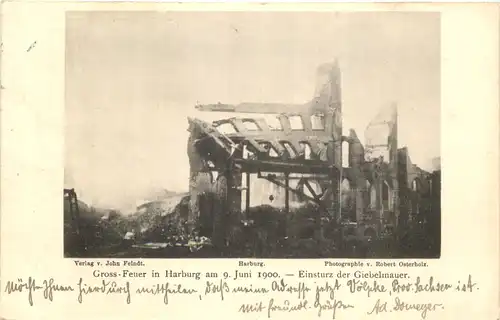 Grossfeuer in Harburg 1900 -669538