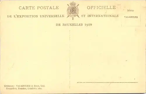 Bruxelles Exposition - L Incendie 1910 -669548