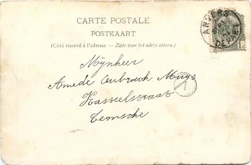 Anvers - Incendie des reservoirs a petrole 1904 -669542