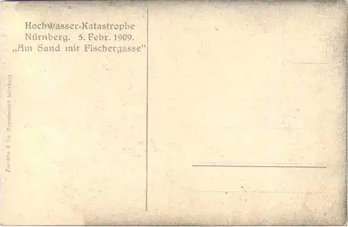 Nürnberg - Hochwasser Katastrophe 1909 -669812