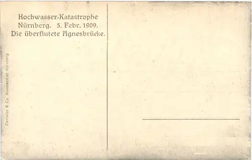 Nürnberg - Hochwasser Katastrophe 1909 -669808