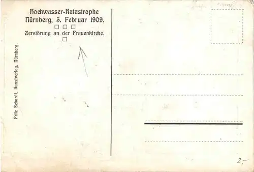 Nürnberg - Hochwasser Katastrophe 1909 -669804