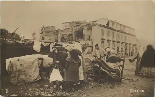 Messina dopo il terremoto del 1908 -669838