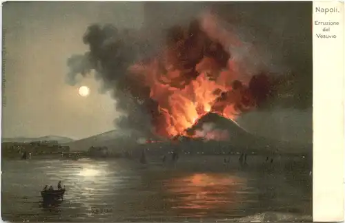 Napoli - Erruzione del Vesuvio -669876