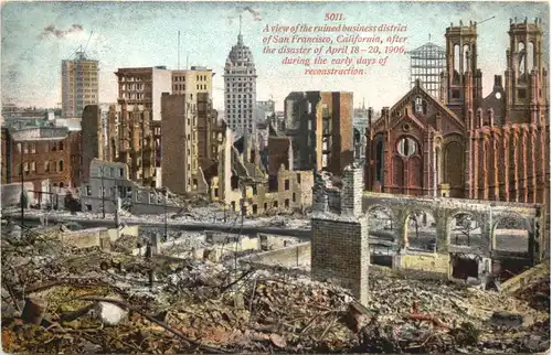 San Francisco - Disaster of 1906 -669860