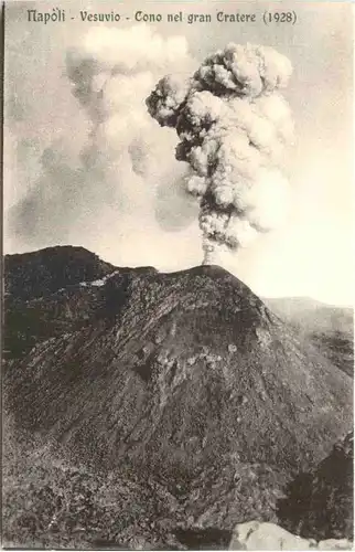 Napoli - Vesuvio Cono nel ran Cratere 1928 -669900