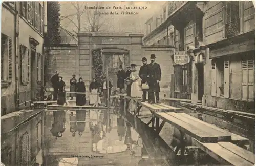 Paris - IInondation de Seine 1910 -669984