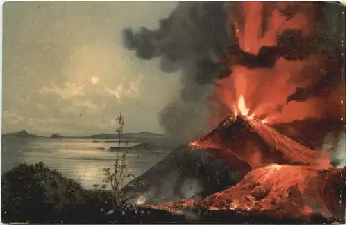 Napoli - Erruzione del Vesuvio -669874