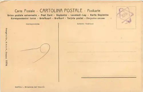 Napoli - Erruzione del Vesuvio -669874