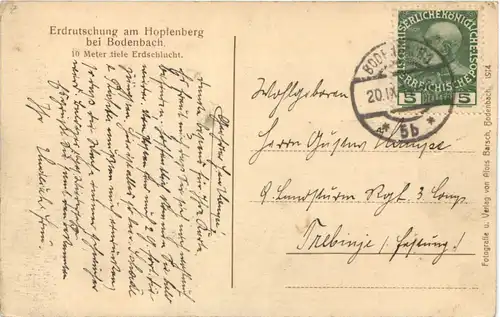 Erdrutsch am Hopfenberg bei Bodenbach -669934