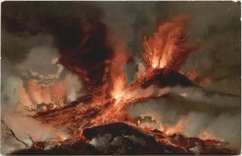 Napoli - Erruzione del Vesuvio -669872