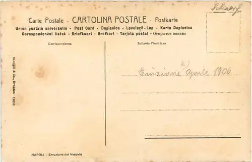 Napoli - Erruzione del Vesuvio -669872