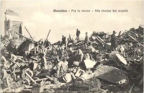 Messina dopo il terremoto del 1908 -669858