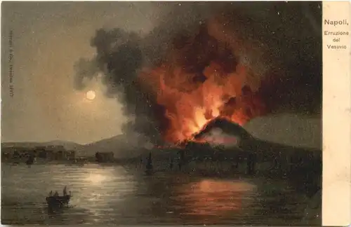 Napoli - Erruzione del Vesuvio -669878