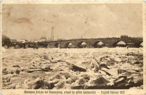 Regensburg - Eisstoss 1929 -669922