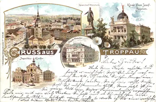 Gruss aus Troppau - Litho -670110