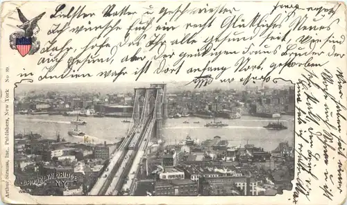 New York City - Brooklyn Bridge -670180
