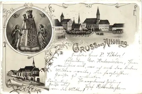 Gruss aus Altötting - Litho -670210