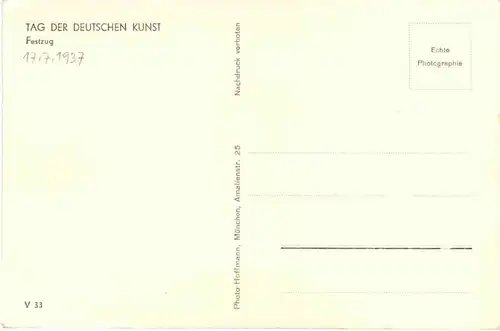 München - Tag der Deutschen Kund 1937 -670284