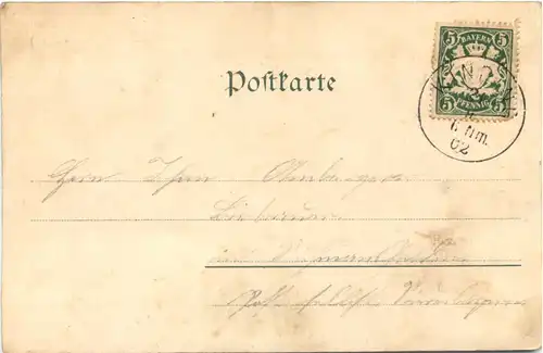 Gruss vom Manöver - Litho -670304