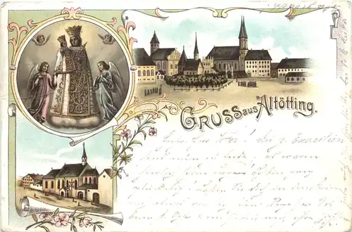 Gruss aus Altötting - Litho -670208