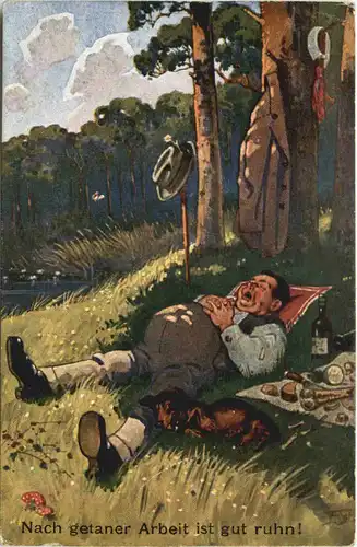 Humor - Nach getaner Arbeit -670202