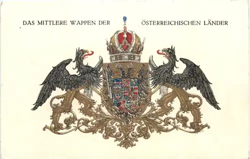 Das Mittlere Wappen der österreichischen Länder -670286