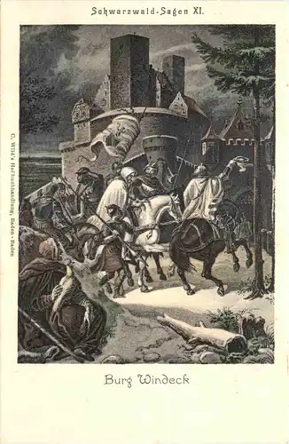 Schwarzwald Sagen - Burg Windeck -670384