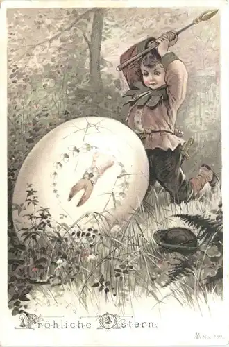 Ostern - Kind mit Ei -670376