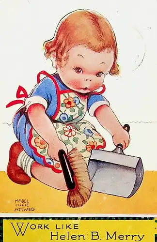 Work like Helen B. Merry - Karte zum aufstellen -670500