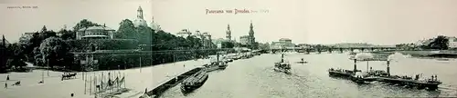 Panorama von Dresden - Klappkarte -670497