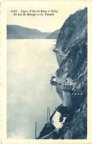 Ligne d Aix les Bains a Culoz, Le Lac du Bourget et les Tunnels -541902