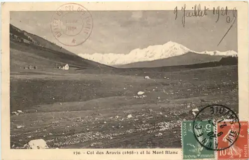 Col des Aravis et le Mont Blanc -541726