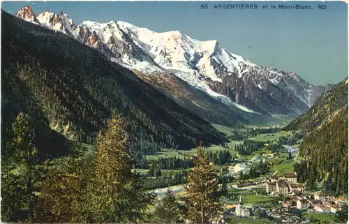 Argentieres et le Mont-Blanc -541970