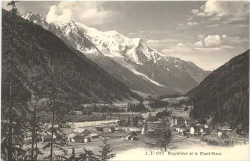 Argentieres et le Mont Blanc -541984