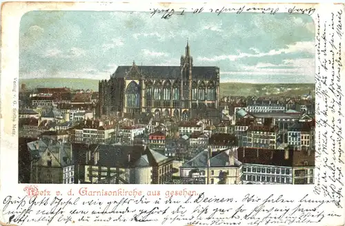 Metz, v.d. Garnisonkirche aus gesehen -542110