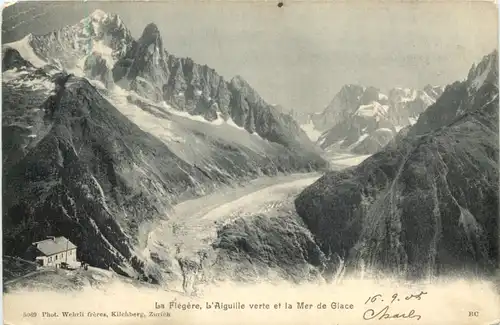 La Flegere, LÀiguille verte et la Mer de Glace -542428