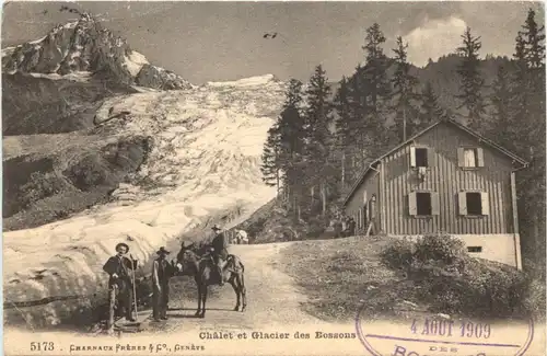 Chamonix, Chalet et Glacier des Bossons -542466