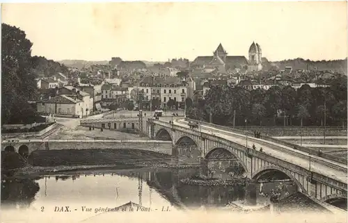 DAX, Vue generale et le Pont -542490