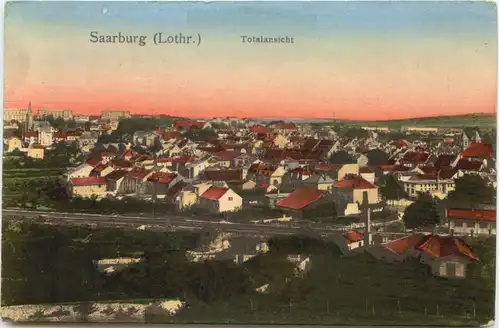 Saarburg, Totalansicht -543116